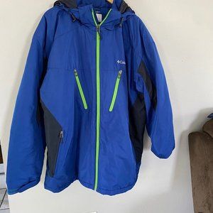 COLUMBIA Lightweight Jacket Royal Blue Large